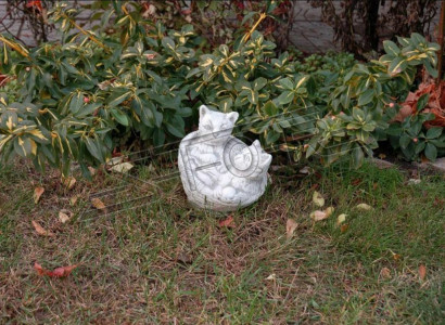 Garten Dekoration Katze Terrasse Stein Figuren Figur Dekorative Statue